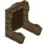 Brown Mangrove Fancy Seat Back