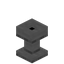 Smooth Stone Standing Torch