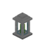 Lime Fancy Iron Lantern