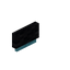 Black Blue Bioshroom Small Seat Back