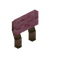 Pink Kapok Raised Seat Back