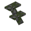 Mossy Cobblestone Terrace Stairs