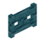 Blue Bioshroom Fence Gate