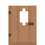 Windowed Jungle Door