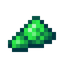Small Pile of Uvarovite Dust