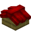 Red Top Roof Block (Bamboo)