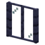 Rectangle Umbran Planks Window