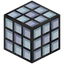 Square Light Blue Stained Glass