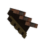 Roof Bargeboard Right 45 Terracotta