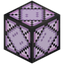 Large Diamond Magenta Stained Glass