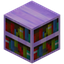 Purple Spiral Bookshelf