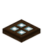 Classic Windowed Dark Oak Trapdoor