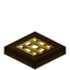 Golden Barred Dark Oak Trapdoor