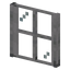 Diorite Four Pane Window