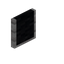 Black White Mangrove Flat Seat Back
