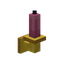 Pink Golden Wall Candle