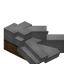 Light Gray Longer Roof Slab (Spruce)