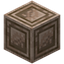 Smoothed Double Inlayed Raw Iron Block