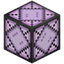 Large Diamond Magenta Stained Glass