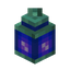 Blue Oxidized Copper Lantern