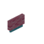 Pink Blue Bioshroom Small Seat Back