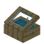Light Blue Palm Display Case