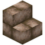 Raw Iron Brick Stairs