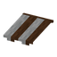 Brown Striped Awning