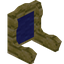 Blue Yellow Bioshroom Fancy Seat Back