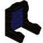 Blue Blackwood Fancy Seat Back