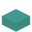 Cyan Transparent Plastic Slab