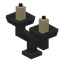 Iron Double Candle Holder