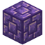 Brick Bordered Amethyst Block