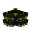 Yellow Decorated Christmas Tree Bottom