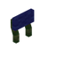 Blue Florus Raised Seat Back