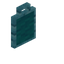Cyan Blue Bioshroom Tall Seat Back