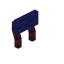 Blue Crimson Raised Seat Back