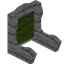 Green White Mangrove Fancy Seat Back