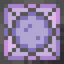 Arched Purple Stained Glass Pane Pillar