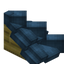 Cyan Longer Roof (Bamboo)
