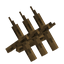 Wooden Cheval De Frise