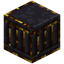 Simple Gilded Blackstone Pillar