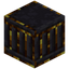 Simple Gilded Blackstone Pillar