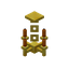Orange Golden Chandelier