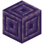 Smooth Ringed Amethyst Block