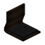 Black Floor Chair (Framed)