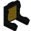 Yellow Ebony Fancy Seat Back