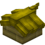 Yellow Longer Top Roof Block (Bamboo)