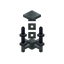 Black Silver Chandelier