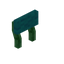 Cyan Green Enchanted Raised Seat Back